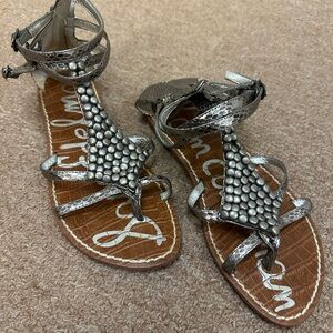 Sam Edelman Ginger beaded Gladiator Sandals, Size: 6